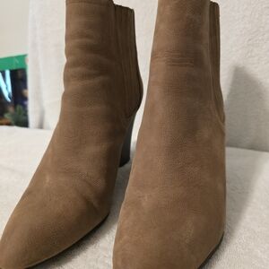 Sam Edelman Gillian, Brown Leather Size 9 1/2. Boots
